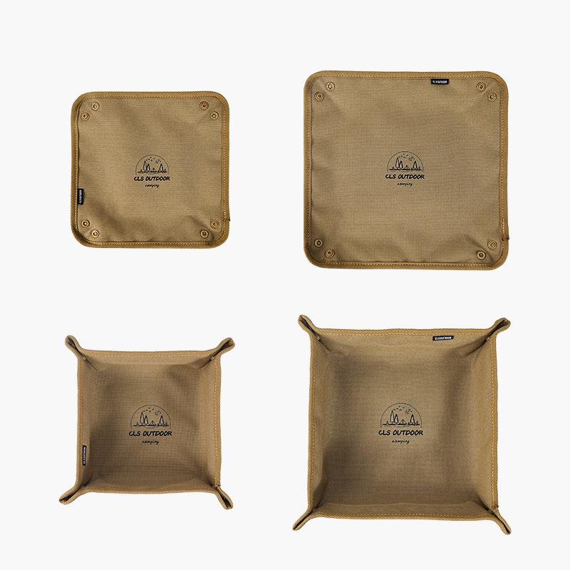 Портативный складной квадратный поднос для хранения для кемпинга и путешествий