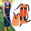 Backpack Lawn Mower W Shape Double Shoulder Harness Strap Strimmer Padded Belt Comfortable Labor Saving for Brush Cutter Trimmer Garden Pruner