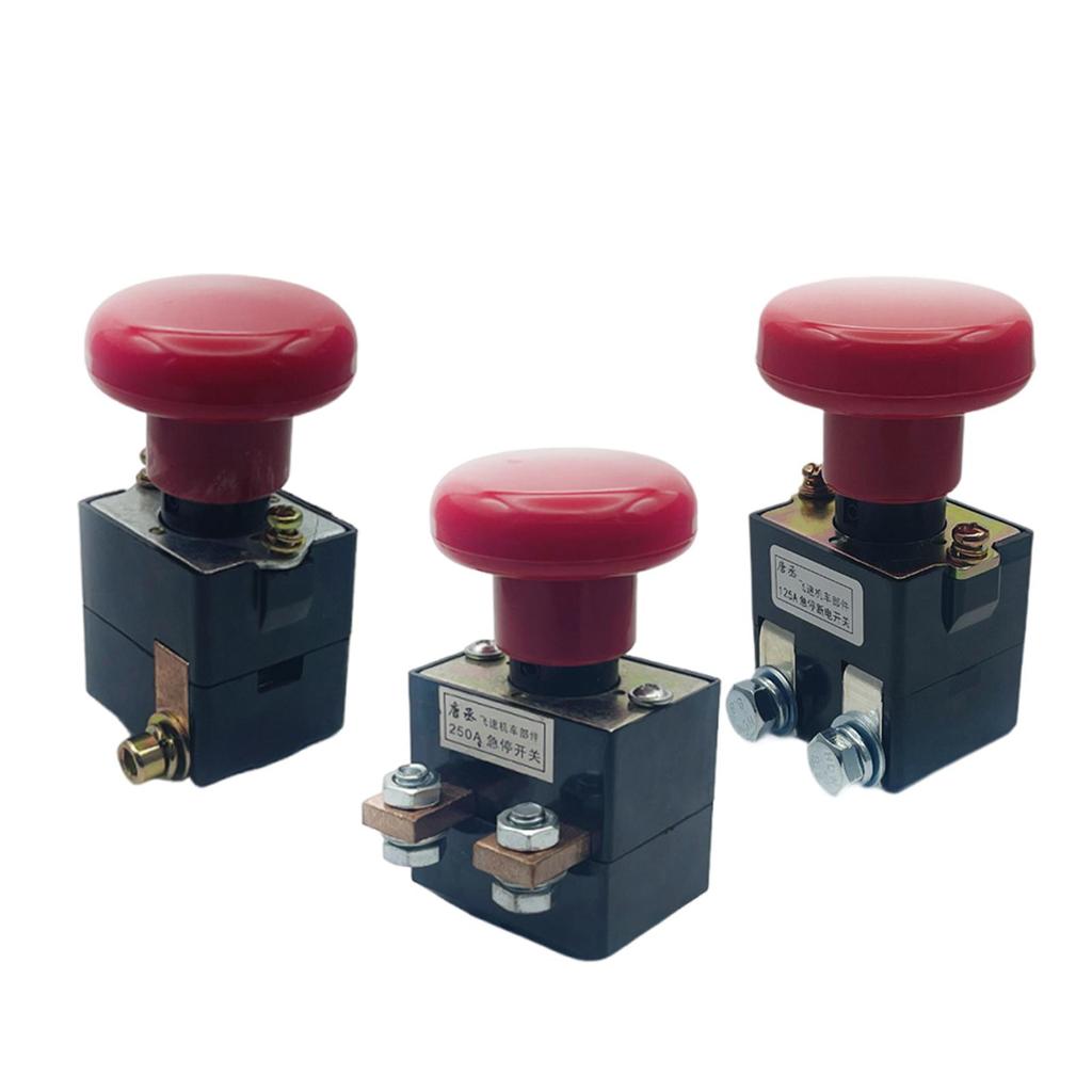 Forklift Safety Power Disconnect Emergency Stop Button Plastic Switch for Technical Information Forklift Repair Kit