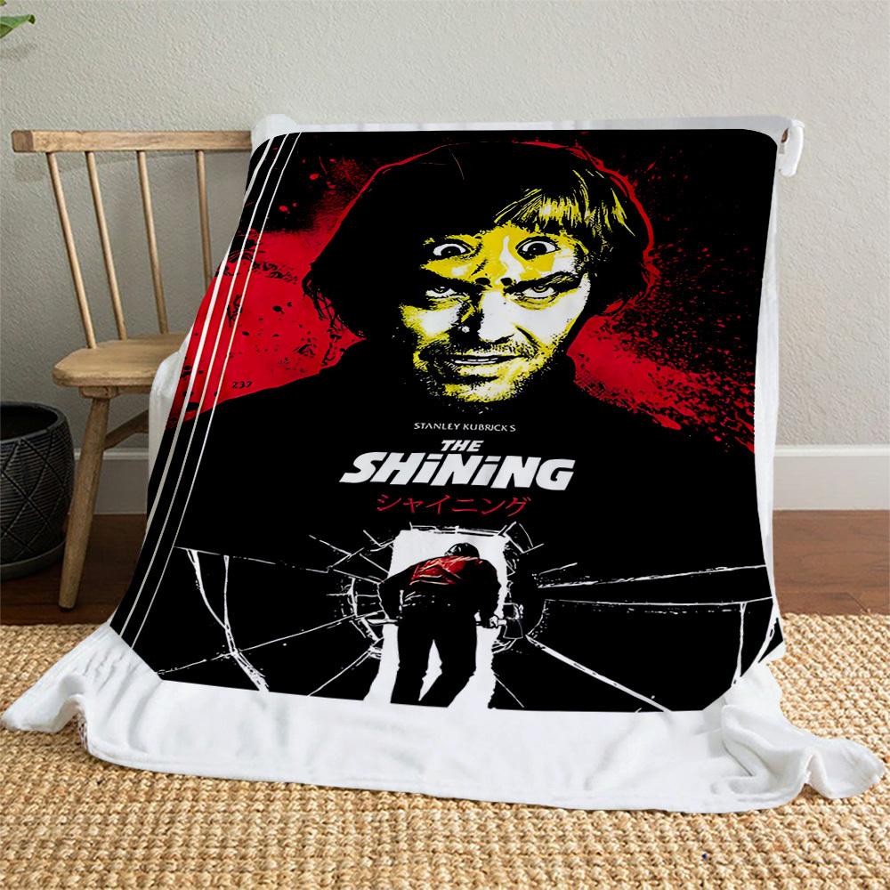 1pc The Shining Outdoor Flannel Blanket Soft Plush Decor for Picnics, camping,Bedroom, Playroom, or Lunch Break, Perfect Gift