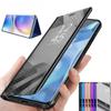 Для Honor X8 X7 X9 X9A Чехол-держатель Mirror Flip Cover Для Honor 70 50 90 200 Lite X50 X7B X8B X9B Magic 5 Lite Чехол-кронштейн 7A