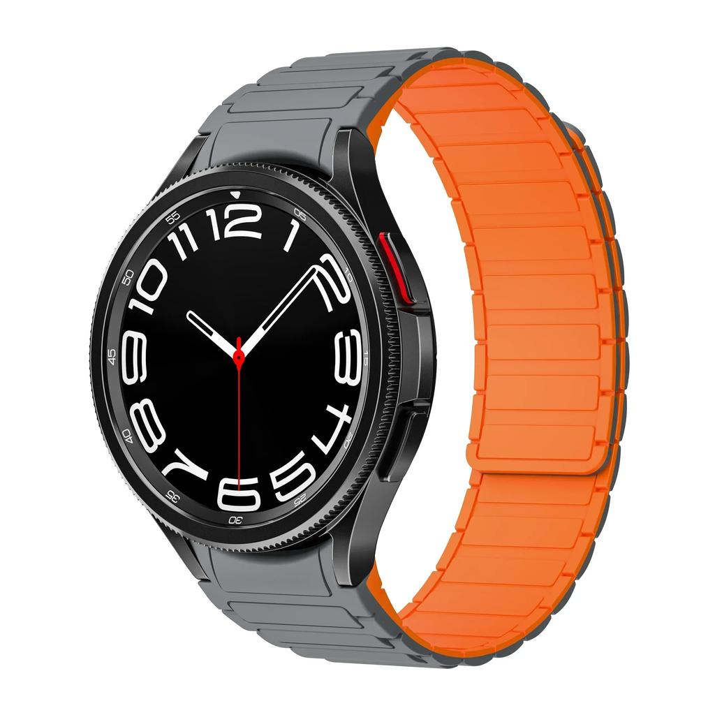 Silicone Band For Samsung Galaxy Watch 6 Classic 43mm 47mm Watch 5Pro 45mm NO Gaps Sports Strap For Watch 6 40 44mm 4Classic 42mm 46mm