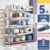 Mi Ling 5-ярусная сверхпрочная кухонная полка для хранения из нержавеющей стали