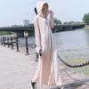NEW Sun Protection Clothing Women's Long Ice Silk Summer Beach Thin Coat Anti-UV Beach Maxi Dress