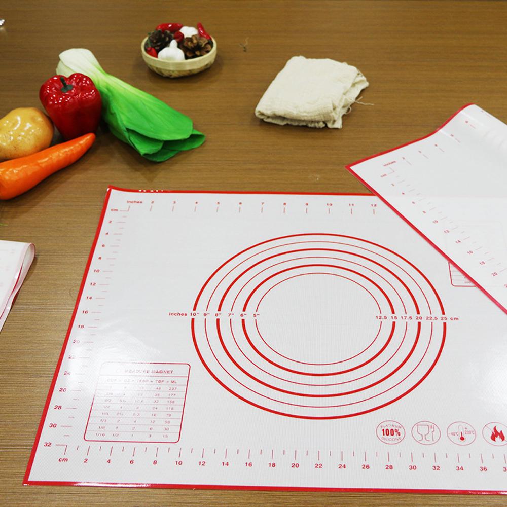 Kitchen Silicone Baking Bed Sheets Rolling Dough Pastry Cakes Lining the Baking Dishes Pad Mats