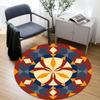 Room Floor Yoga Mat Carpet Ethnic Wind Round Carpet Living Room Decoration Home Children's Mat Kitchen Bathroom Anti-slip Mat