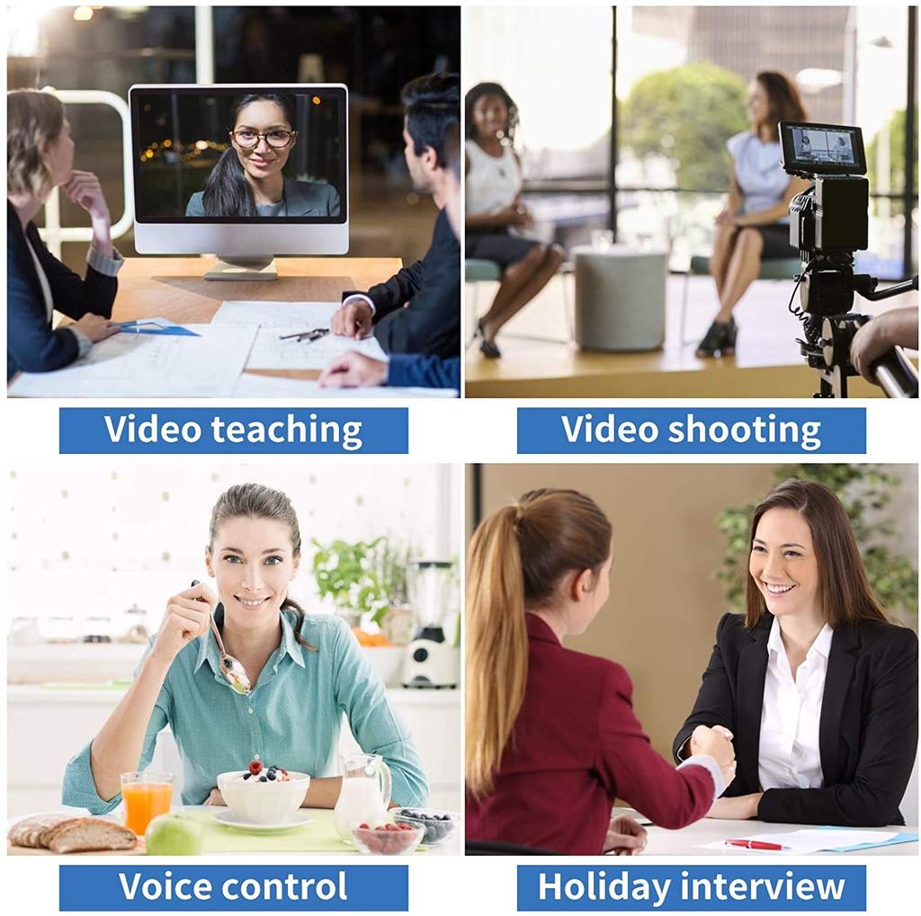 Condenser Microphone Microphone Pin Microphone Clip Type Omnidirectional Smartphone Microphone Length Cable Compatible with iPad Pro Book Air Sony