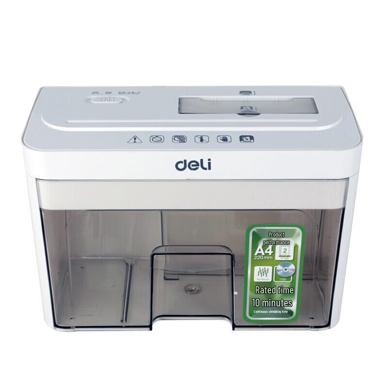Deli 3-Level Security Personal Desktop Shredder CN plug (adapter included)