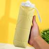 Collapsible Water Bottle Reusable Leak-Proof Silicone Water Cup 600ml Large Capacity Straw Cup