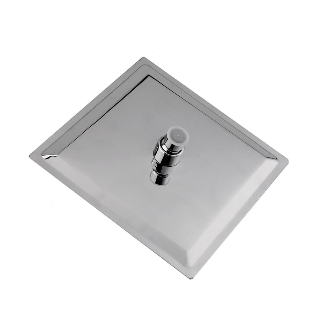 1шт., потолочная 8-дюймовая душевая лейка из нержавеющей стали с эффектом дождя, хромированная душевая лейка для ванной комнаты