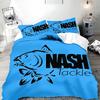 Nash Fishing Logo Duvet Cover Pillowcase Bedding Set Adult Boy Girl Bedroom Decoration Children Gift Single Double Large Size