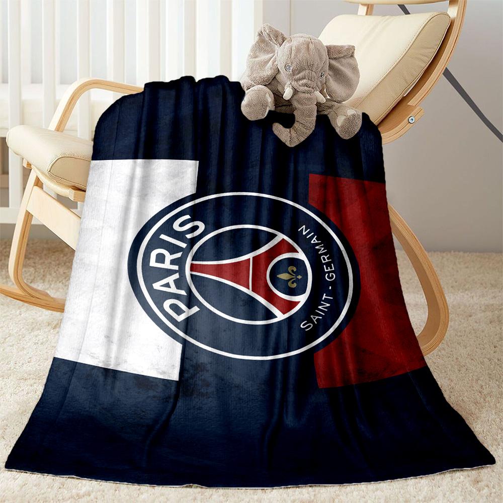 Ibrahimovic's Milan Jersey Blanket Ultra-Soft Suitable for Bed Livingroom Seaside Four Seasons Universal Modern Gift for Travel Home Birthdays