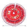 Креативная круглая юбка для рождественской елки С Рождеством Наружное одеяло Новый рождественский коврик для пола
