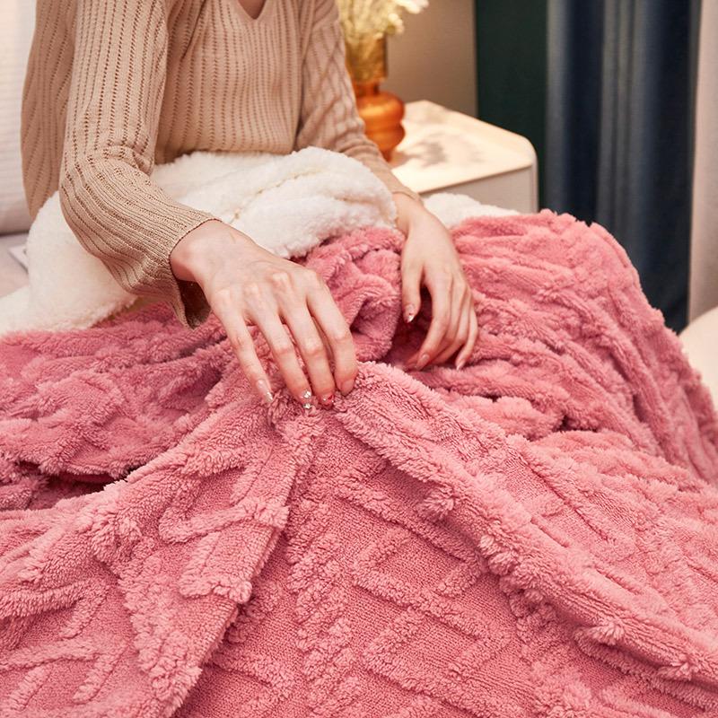 Толстое зимнее одеяло, мягкие теплые шерстяные одеяла для кроватей, плед, кашемировое термоодеяло с бараниной, покрывало