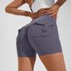 Women's Quick-Dry Fitness Yoga Shorts with Pocket
