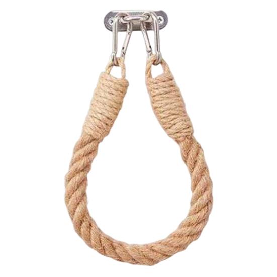 Twine Toilet Roll Holder Wall-Mounted Toilet Paper Holder Rustic Twine Rope Paper Roll Dispenser for Bathroom Organization