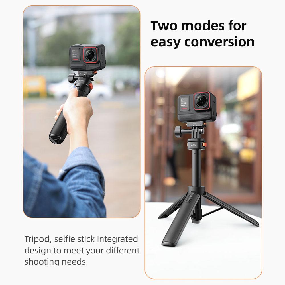 VRIG AC04 Выдвижная селфи-палка-штатив с магнитной быстросъемной головкой Max. 21 дюйм