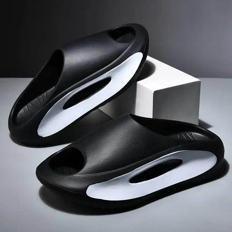 Slippersr for Men Women Eva Soft Bottom Slippers Thick Bottom Comfortable Shock-absorbing Lightweight Beach Shoes New