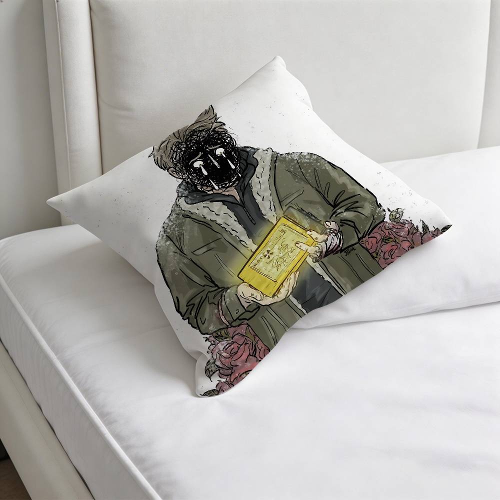 Horror EEthan WWinters Decorative Square Pillow Cover Soft Comfortable Pillow Case Sofa Bed Home Decoration