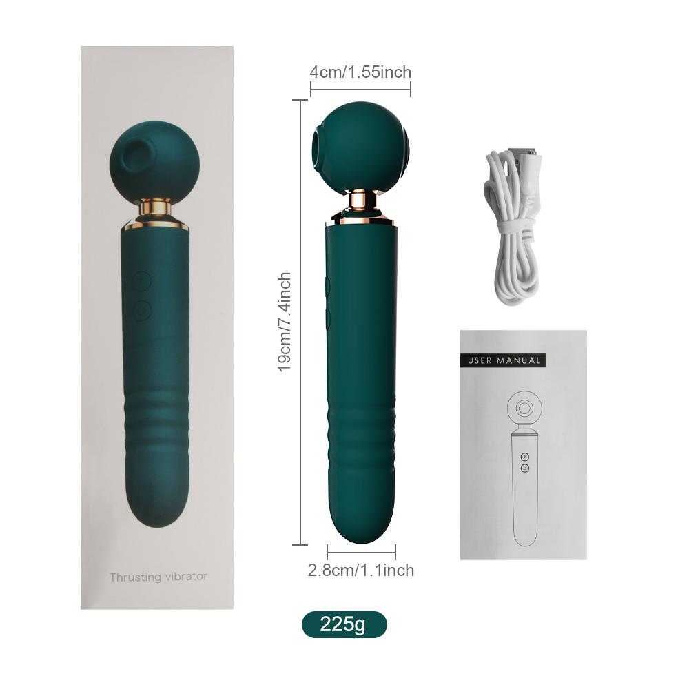 3 в 1 телескопический фаллоимитатор для сосания клитора, женский вагинальный клитор, стимулятор точки G, вибрирующий секс-игрушки для женщин, пара