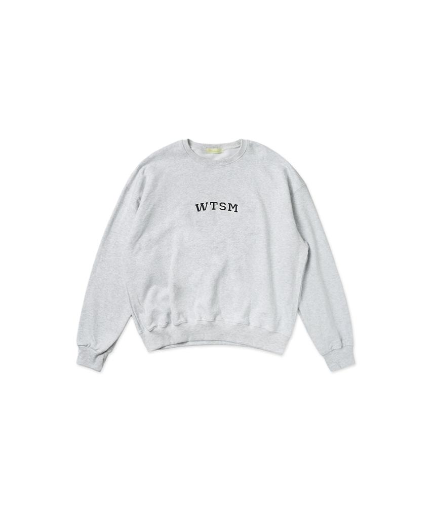 Свитшот WITHTOUT SUMMER с логотипом Wtsm_Меланжевый