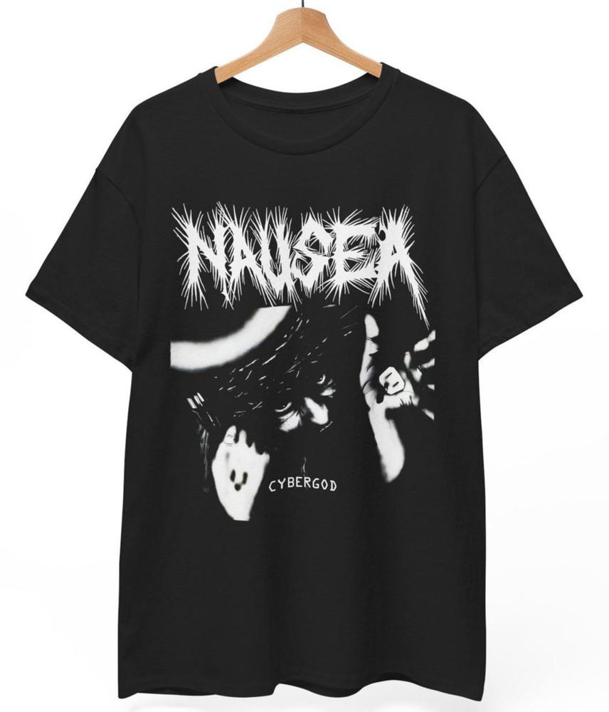 Nausea 'Cybergod' T-Shirt: Anarcho Crust Punk Unisex Tee, Hardcore Merch Unisex T-Shirt