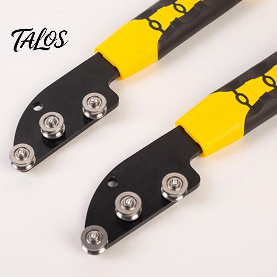 Heavy Duty Wire Roller Straightener, Wrapping Tool, Metal Manual Electrical Box Cable Routing Tool Terminal Paralleling Tubing Straightener for Copper
