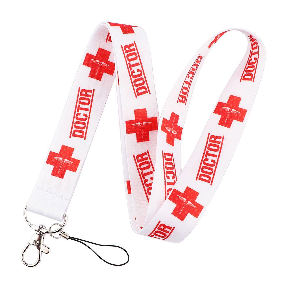 Phone Charm ID Badge Holder Nurse Lanyard Neck Straps Mobile Phone Strap Doctors ID Card Hang Rope