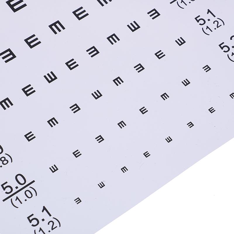 Настенная водонепроницаемая таблица для проверки зрения, таблица для проверки зрения, таблица для проверки зрения для больницы
