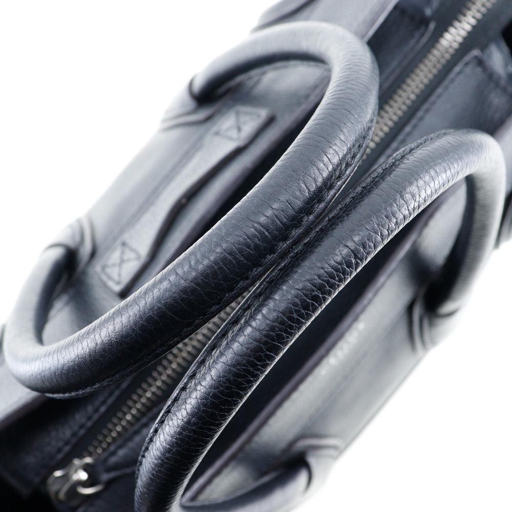 CELINE Luggage Handbag 167793 Micro shopper black Calfskin Women Used