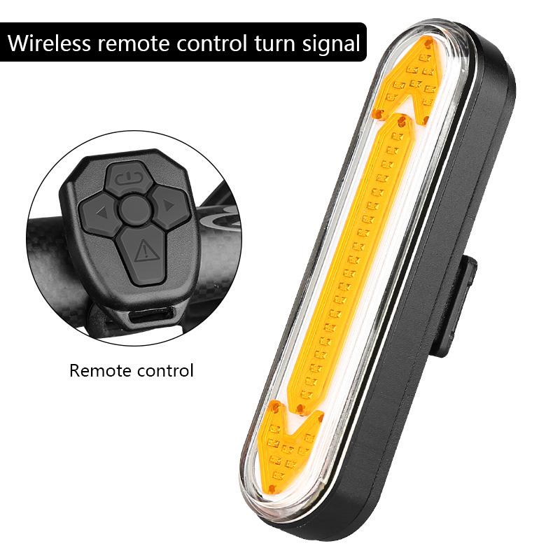 Велосипедные фары Задний фонарь Беспроводной пульт дистанционного управления Светодиодный сигнал поворота USB-зарядка Задний фонарь для горного велосипеда Предупреждающий световой сигнал