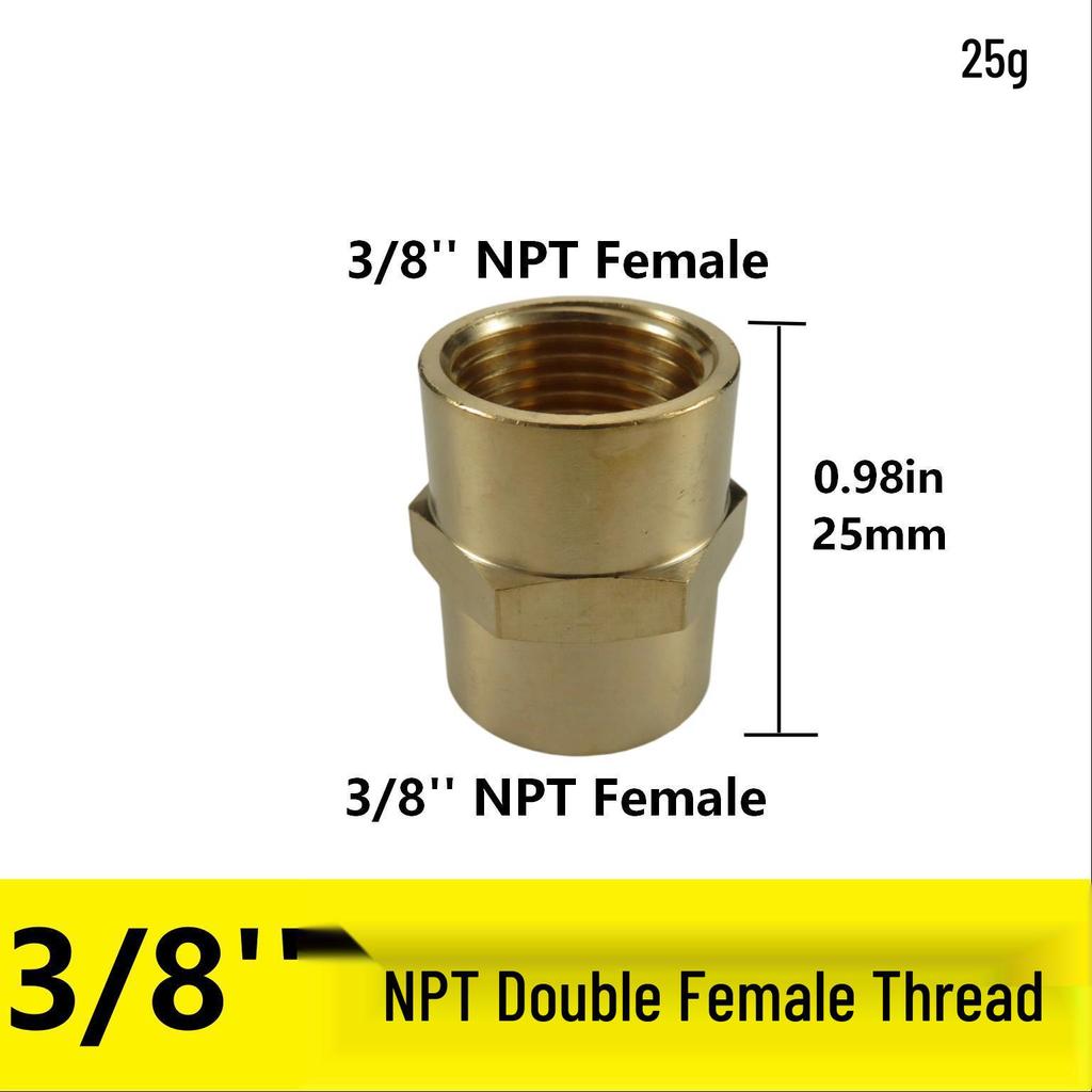 Латунный переходник для трубы, наружная резьба NPT 1/2", шестигранник 1", наружная резьба NPT