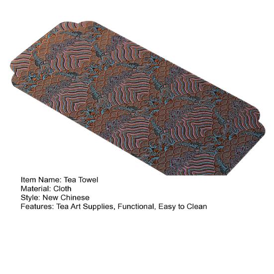 Полотенце для чайной салфетки Yousheng для чайного столика, китайское чайное художественное полотенце, декоративное эстетическое полотенце Zen для чайной комнаты, подарок любителям чая