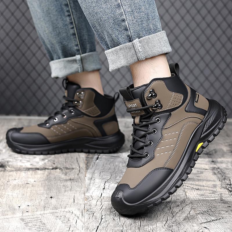 City Sports Shoes Men's Autumn and Winter Mountaineering Boots Lightweight Outdoor Travel Leisure Hiking Boots 38-44