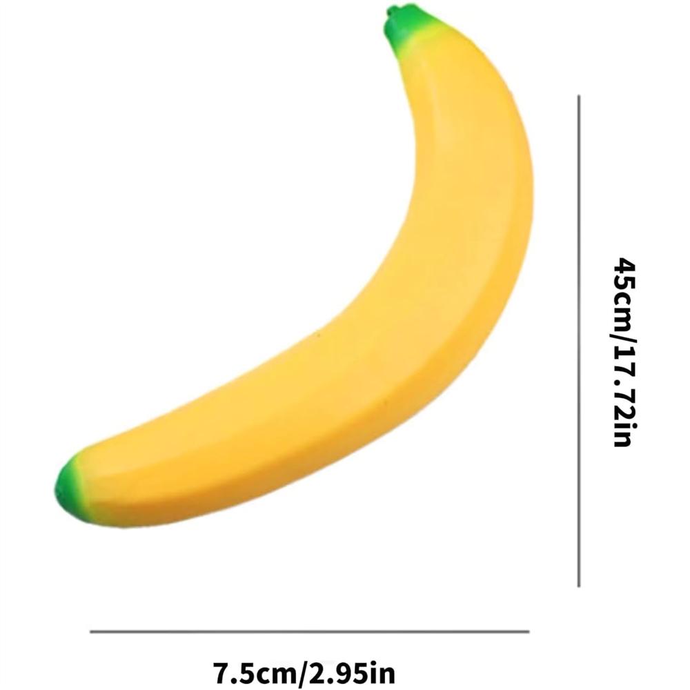 New Arrivals 45cm Cartoon Banana Jumbo Squishy Toys EVA Foam Fruit Stress Relief Sensory Fidget Squeeze Toy