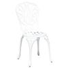 Garden Bistro Set 3 pcs White Aluminum