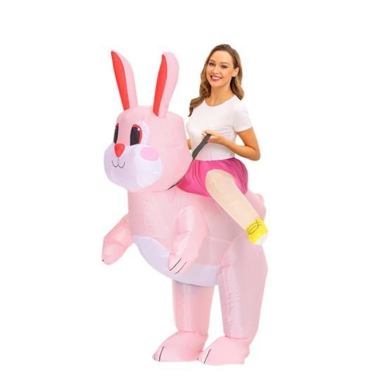 1 комплект надувной костюм кролика герметичный водонепроницаемый грязеотталкивающий складной костюм кролика для вечеринки
