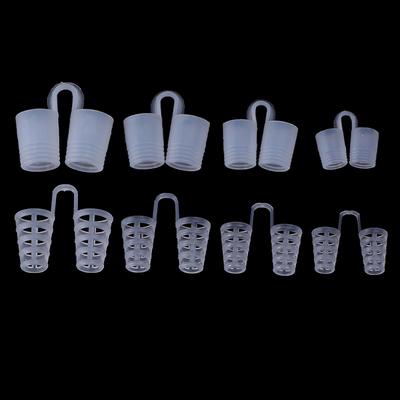 Мини-зажим для носа от храпа, силиконовый набор для защиты носа от храпа