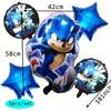 Sonic-themed Sonic Cartoon Balloon Set for Birthday Party Decoration