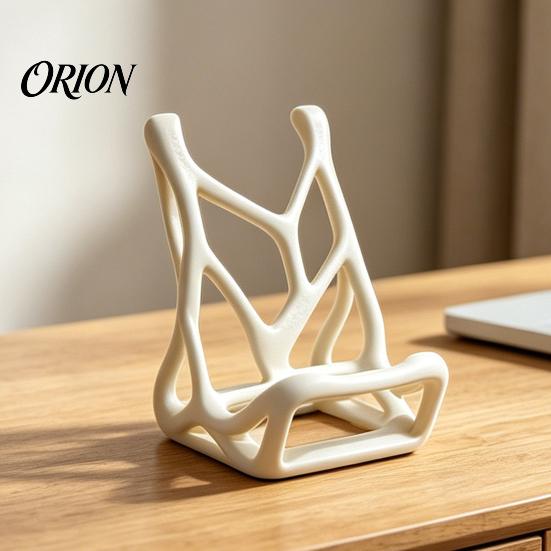 Подставка для настольного телефона, держатель для мобильного телефона, 3D-печатная подставка в стиле скелета, тонкое легкое цельное декоративное украшение для прикроватной тумбочки, гостиной, рабочего стола 3D