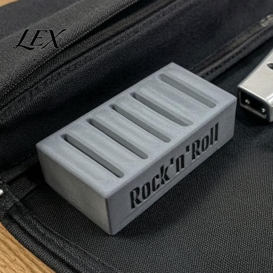 Music Accessory Organizer 3D Printed Guitar Pick Holder, Multi Slot Storage Display Trendy Decor Box, Desktop Organizer, Gift for Players &