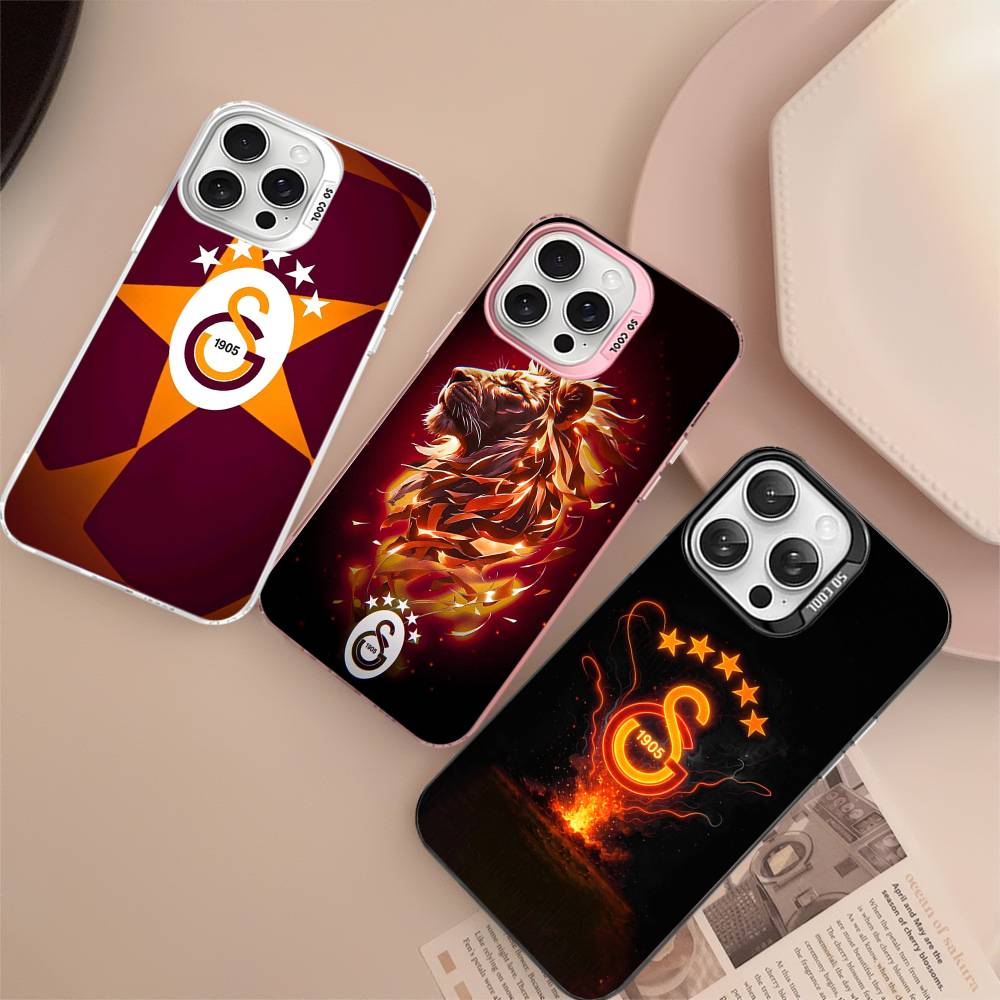 Футбольная команда Галатасарай Цветной Чехол для Телефона Для IPhone 17 16 15 14 13 12 11 Pro Max Plus Pro Корпус