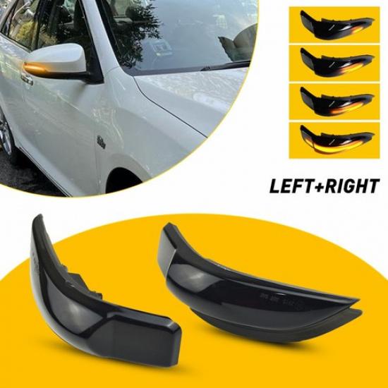 Left+Right Side Dynamic Mirror Signal Turn Light For Toyota Camry XV50 2012-2017