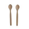 Set Of 2 Beech Dinnerware Handmade Wooden Spoon (27cm) Unpolished Medium Size Wooden Pot Spoon