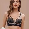 Ultra-thin Lace Bra Gathered Adjustable Underwear Shockproof Anti-glare Bra