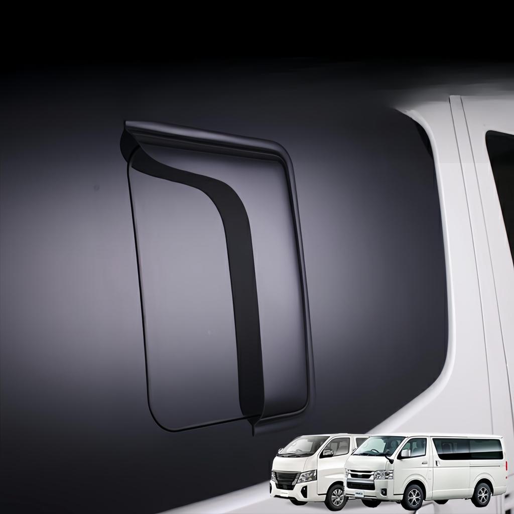 RXCARGO Козырек на маленькое окно сдвижной двери автомобиля для NV350 Caravan E26 H24.6- Hiace 200 Серия 4-е, 5-е, 6-е, 7-е, 8-е Поколение Дымчато-черный