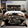 Skull Warrior Set Bedding 1 Duvet Cover 2 Pillowcase Without Core Soft And Comfortable Christmas Birthday Gift Bedding Set Bedding