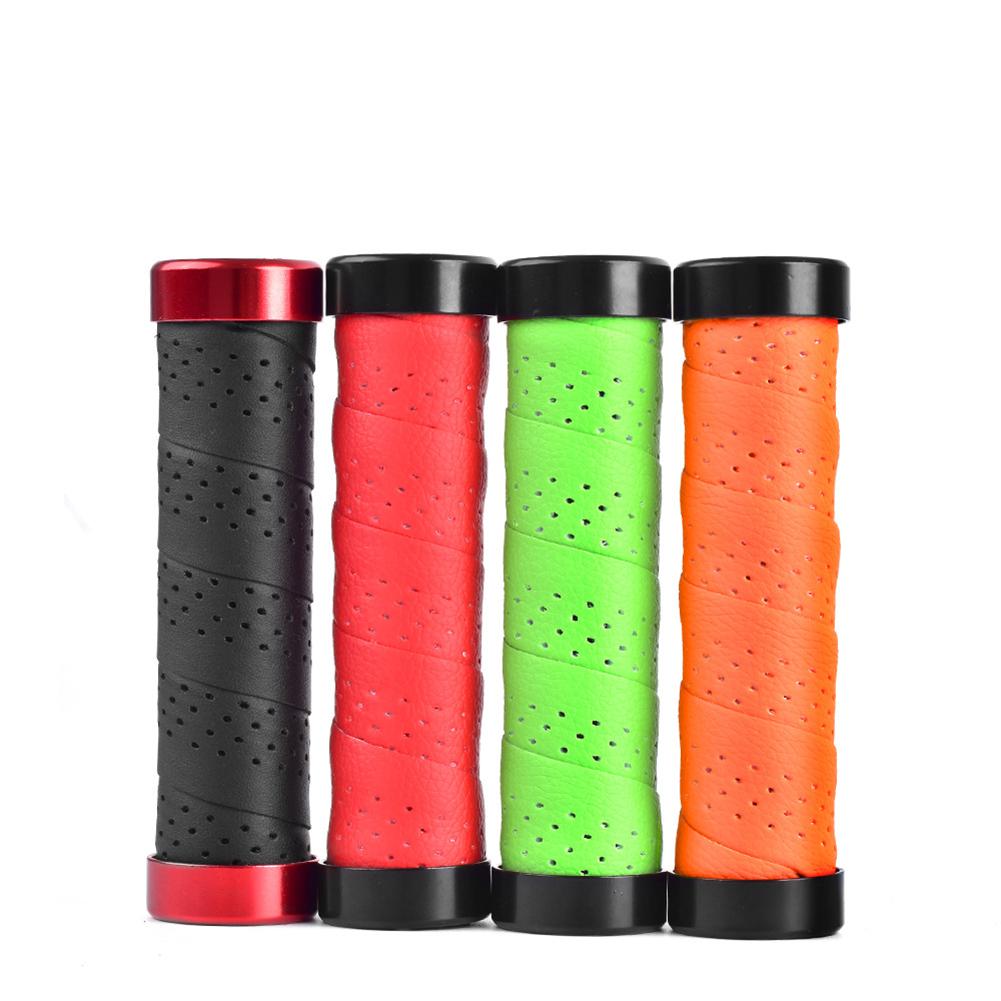 1 Pair Bicycle Grip Cover Mountain Bike Winding Type Bilateral Locking Non-slip Grip Cover