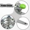 Ручная мельница для пюрирования продуктов Эргономичный кухонный инструмент Ручная Нержавеющая сталь с 3 дисками для измельчения для пюрирования