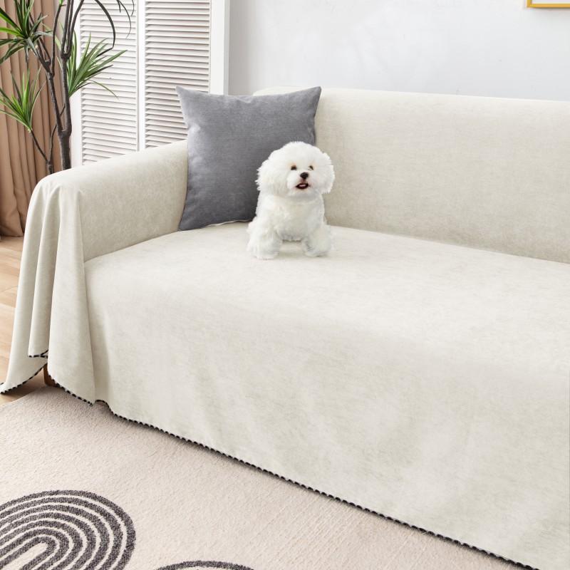 Водонепроницаемое одеяло для дивана, многоцелевой однотонный чехол для мебели, прочный тканевый пылезащитный чехол с защитой от царапин, домашний декор для гостиной